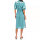 Karen Kane - Embroidered Linen Blend Shirtdress