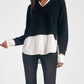 Elan - Stevie Layered Sweater/Shirt Combo