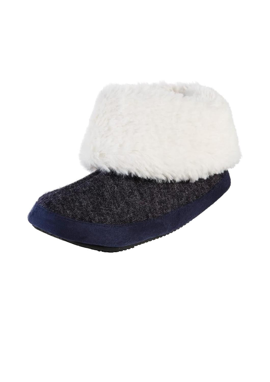 Isotoner - Women's Heather Knit Marisol Boot Eco Comfort Slipper