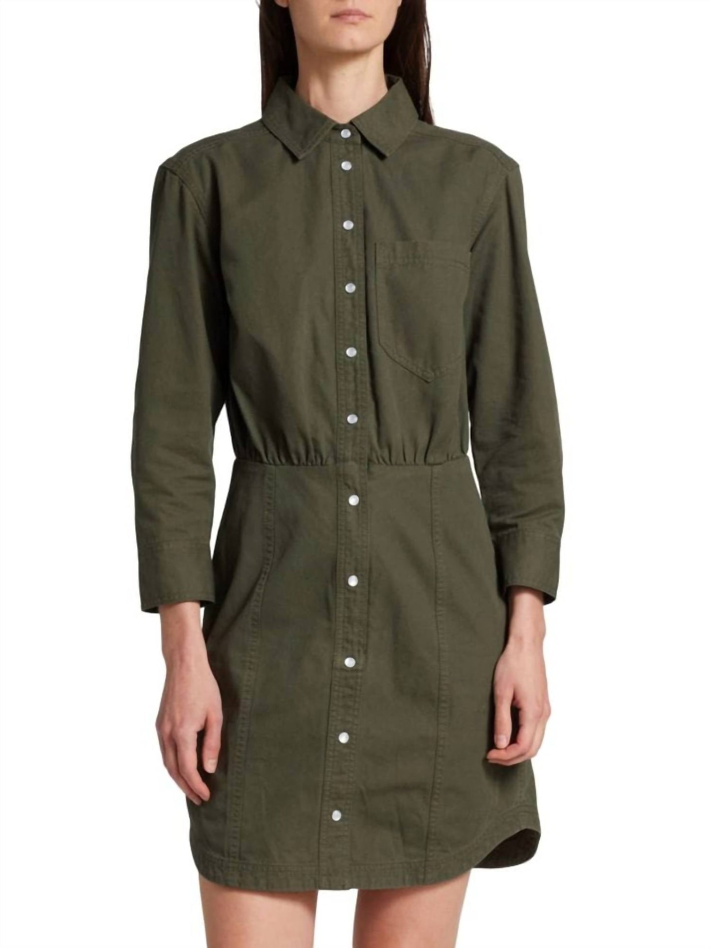 Veronica Beard - Keston Twill Mini-shirtdress