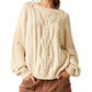 Free People - Frankie Cable Sweater