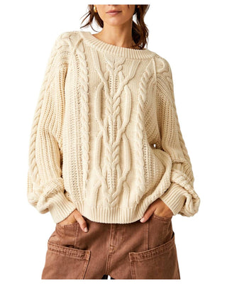 Free People - Suéter Frankie Cable