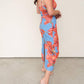 Acoa - Floral Mesh Midi Dress