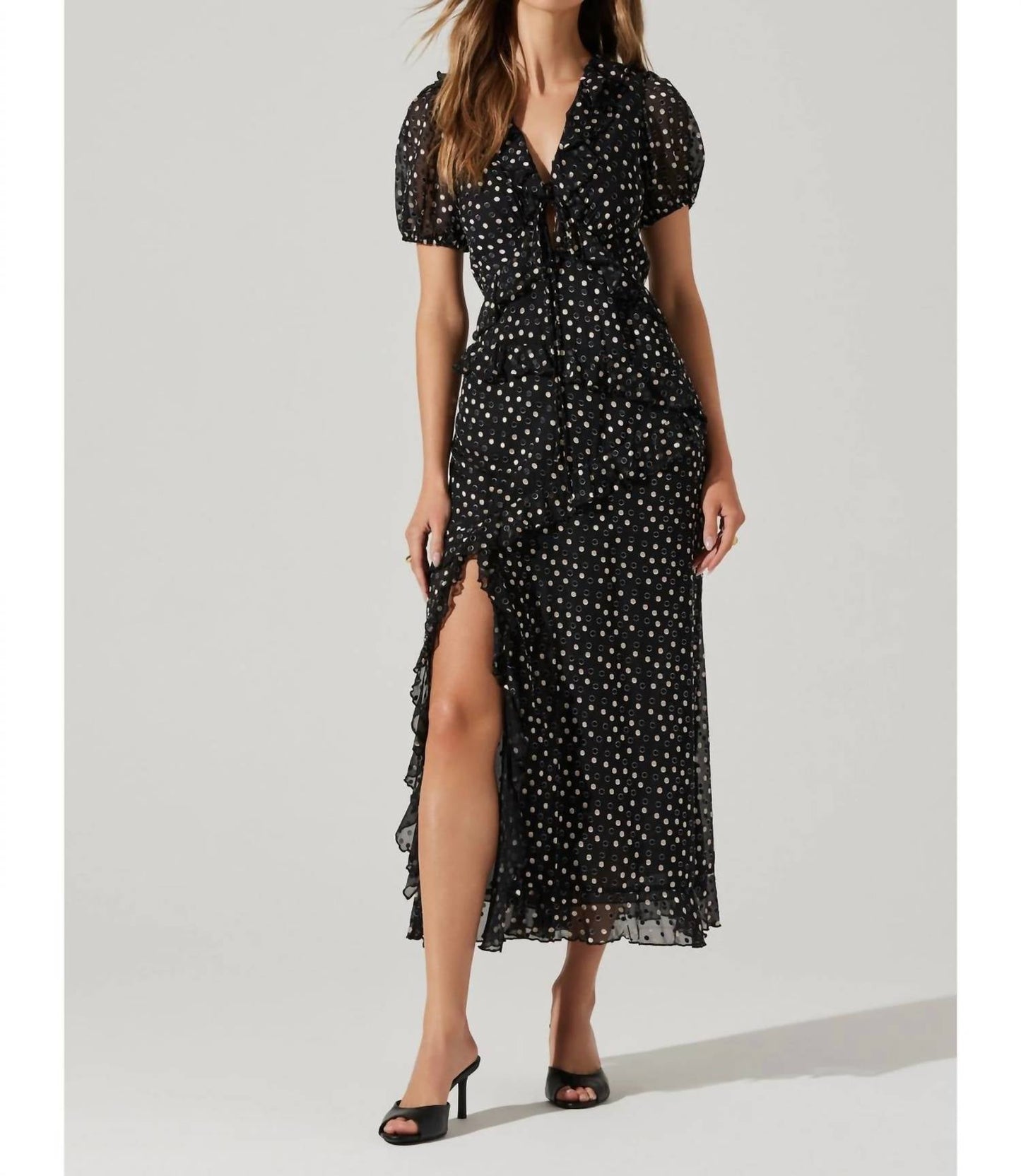 Astr - Bennett Polka Dot Dress