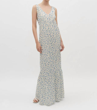 Something Navy - VESTIDO MAXI COM CAMADAS FLORAL