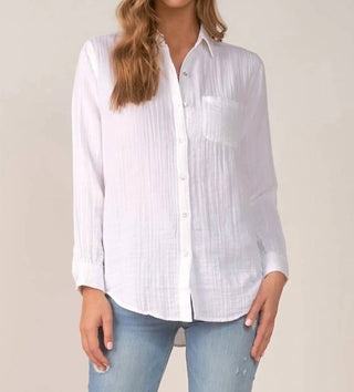 Elan - Blusa de manga comprida com botões St. Barths Breezy