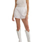 Entro - TEXTURED HIGH WAIST SHORTS
