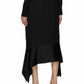 Toteme - Satin Sash Crepe Skirt