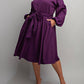 The Curve La - Plus Size Button Front Fit And Flare Dress With Pockets