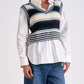 Elan - Kaia Twofer Sweater Top