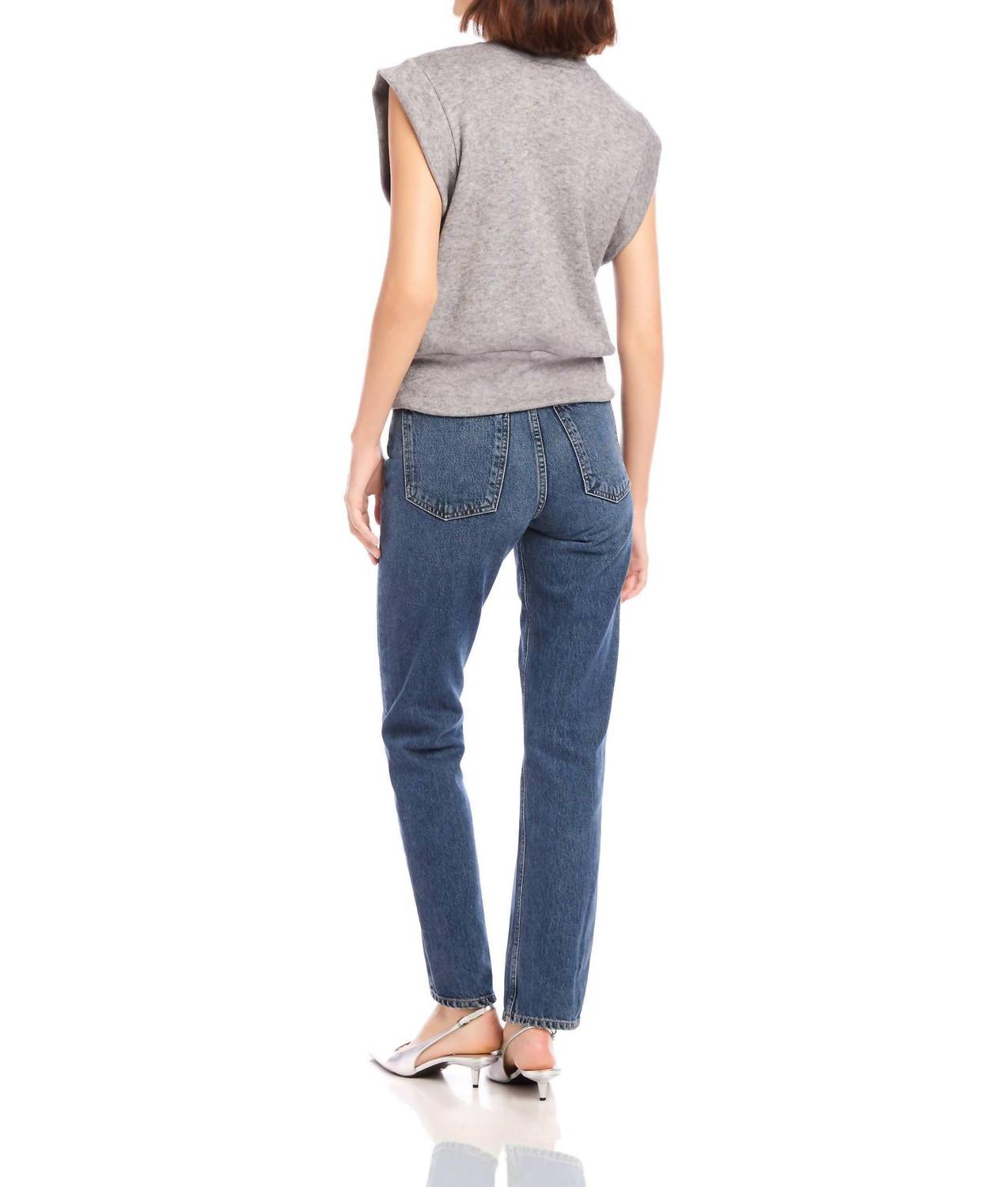 Fifteen Twenty - Jodie Sleeveless Turtleneck Top