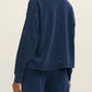 Z Supply - delphine knit denim sweatshirt