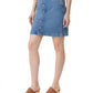 Habitual - Button Front Denim Mini Skirt