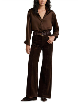 Polo Ralph Lauren - Blusa Charmeuse de Seda com Corte Relaxado