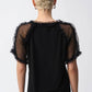 Joseph Ribkoff - Silky Knit and Mesh Top