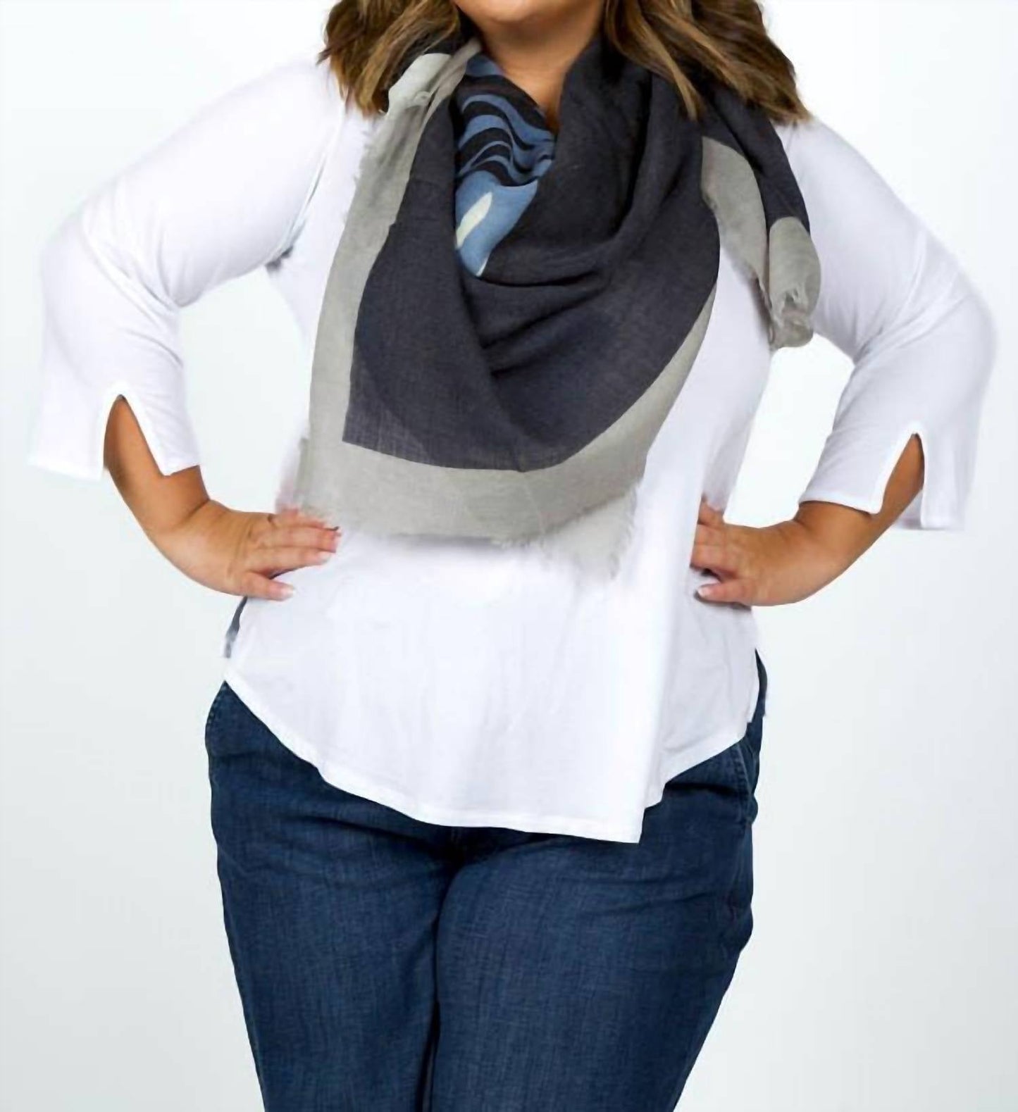 Echo - ZEBRA WOOL SCARF