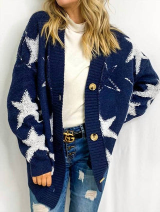 And The Why - It's In The Stars Sweater Cardigan