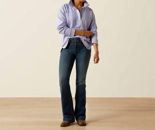 Ariat - Moletom com zíper e logo Breeze