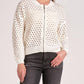 Elan - Zip Up Crochet Sweater Cardigan