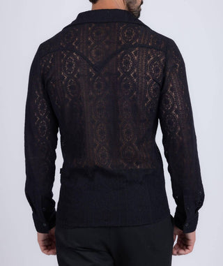 Barabas - Janeiro Embroidered Long Sleeve Shirt