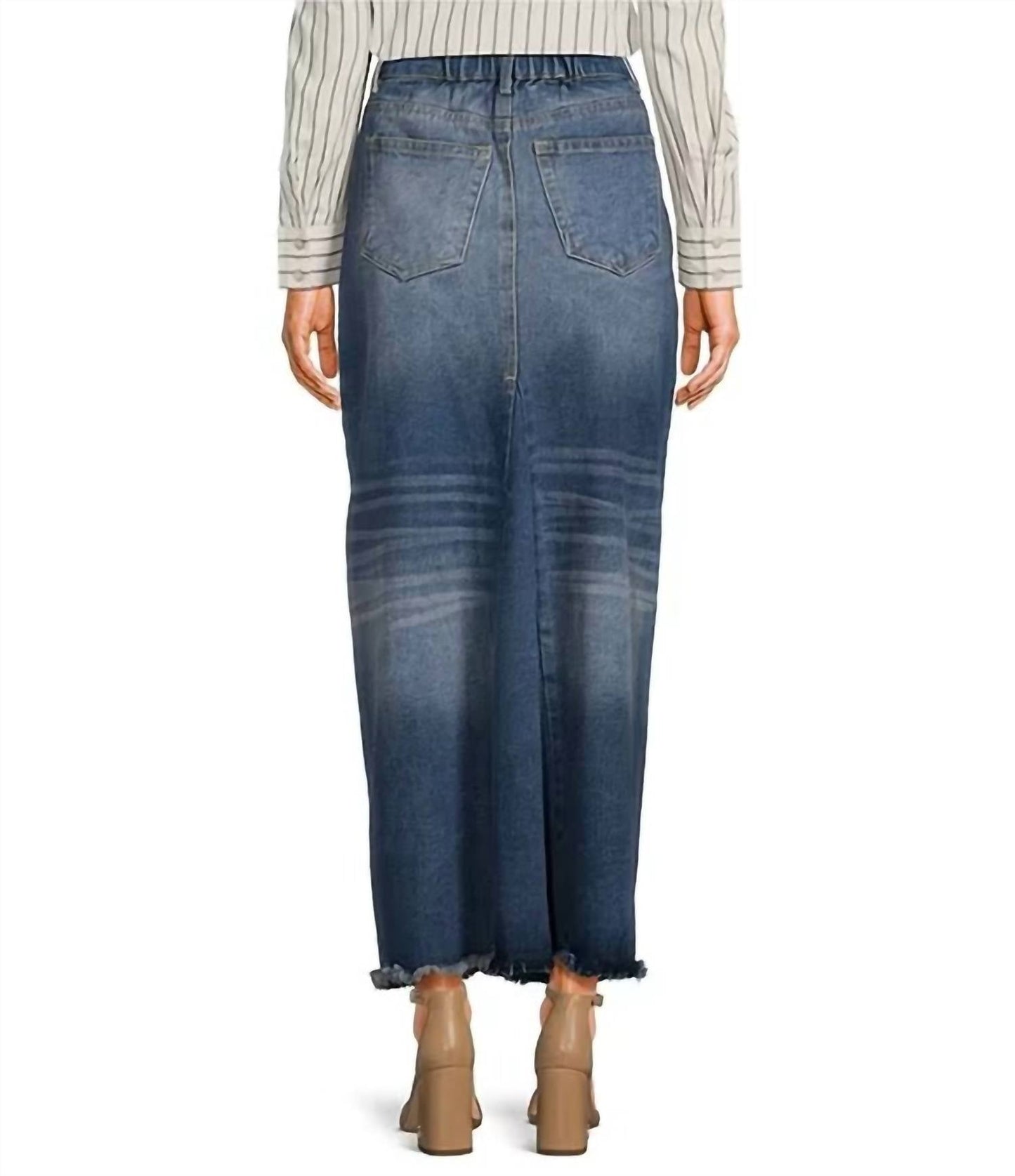 Elan - Front Slit Maxi Skirt