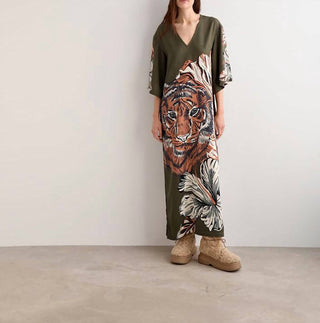 Las Sureñas - Johana Tiger Long Dress