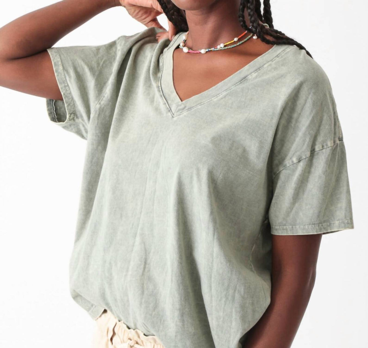 Electric & Rose - Chase V-neck Tee