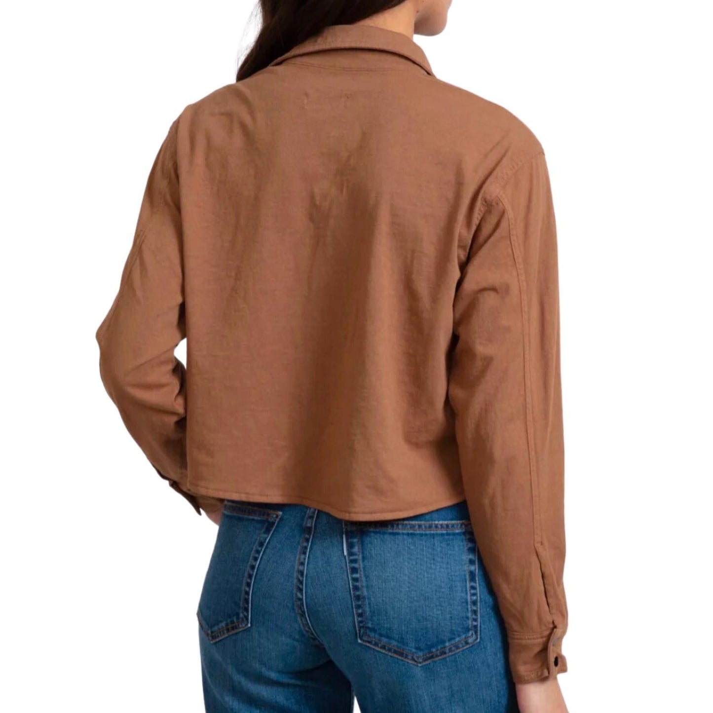 Askk Ny - Cropped Button Up Shirt