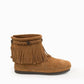 Minnetonka - Women's High Top Back Zip Moccasin Boot