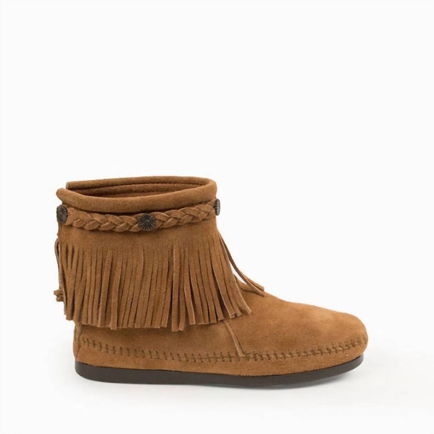 Minnetonka - Women's High Top Back Zip Moccasin Boot