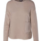 Elliott Lauren - Women's Cotton Patch Pocket Sweater