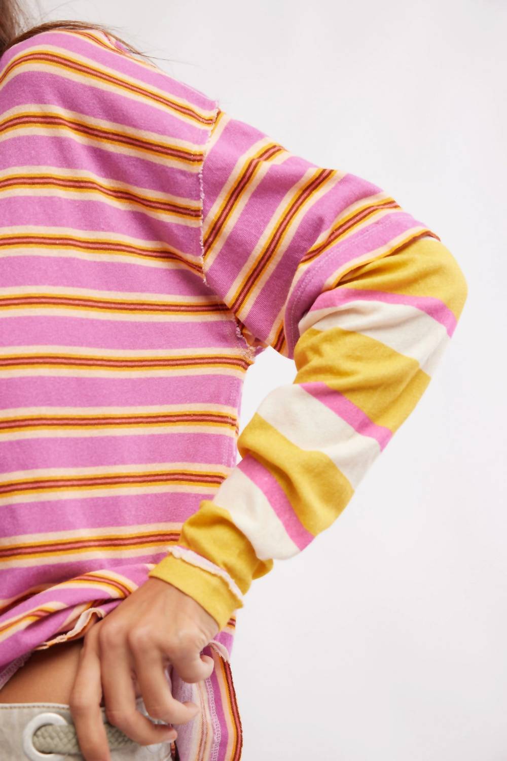 Free People - Nina Stripe Long Sleeve