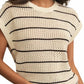 Z Supply - Ines Striped Crochet Sweater