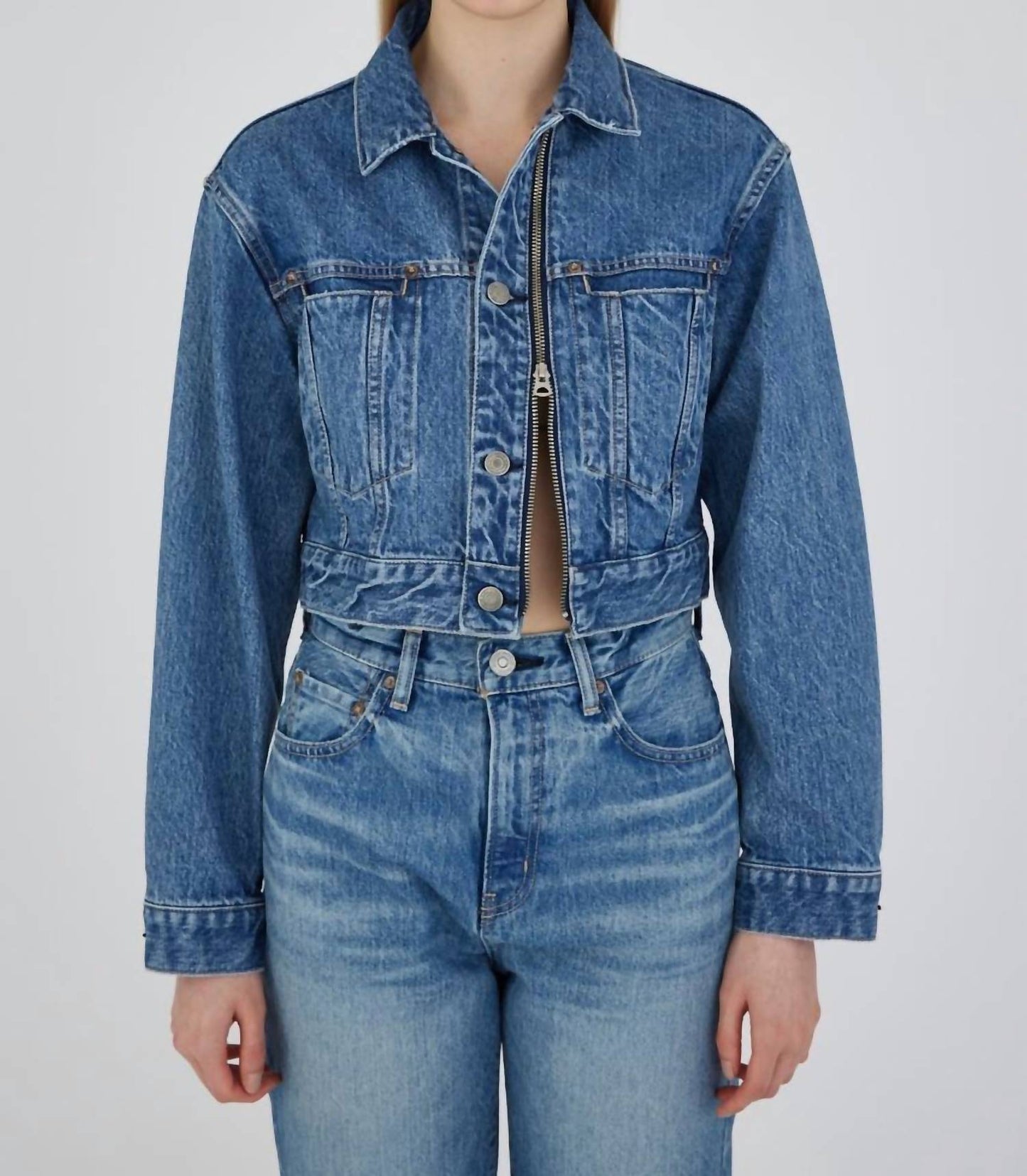 Moussy - Bayview Zip Cropped Jacket