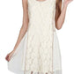 A'Reve - Romantic Lace Mesh Mini Dress