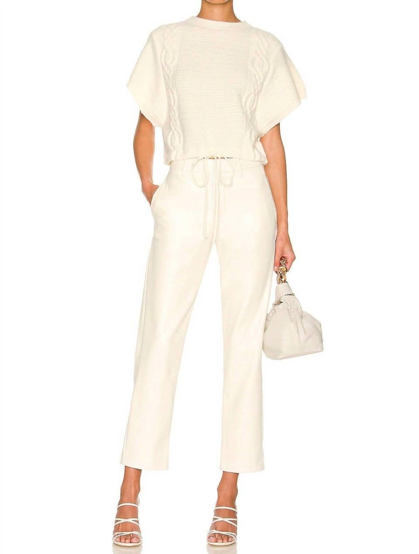 Lblc The Label - Franny Vegan Leather Trousers