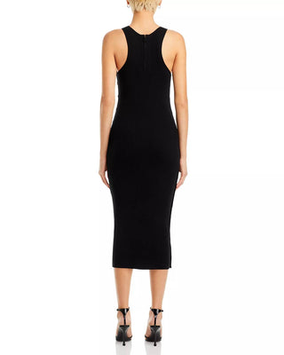 Alice + Olivia - Lalita Racerback Side Snap Wool Knit Midi Dress