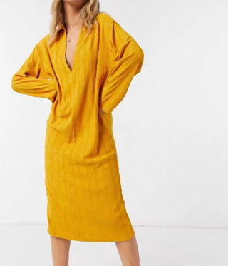 Free People - Vestido com gola Aster