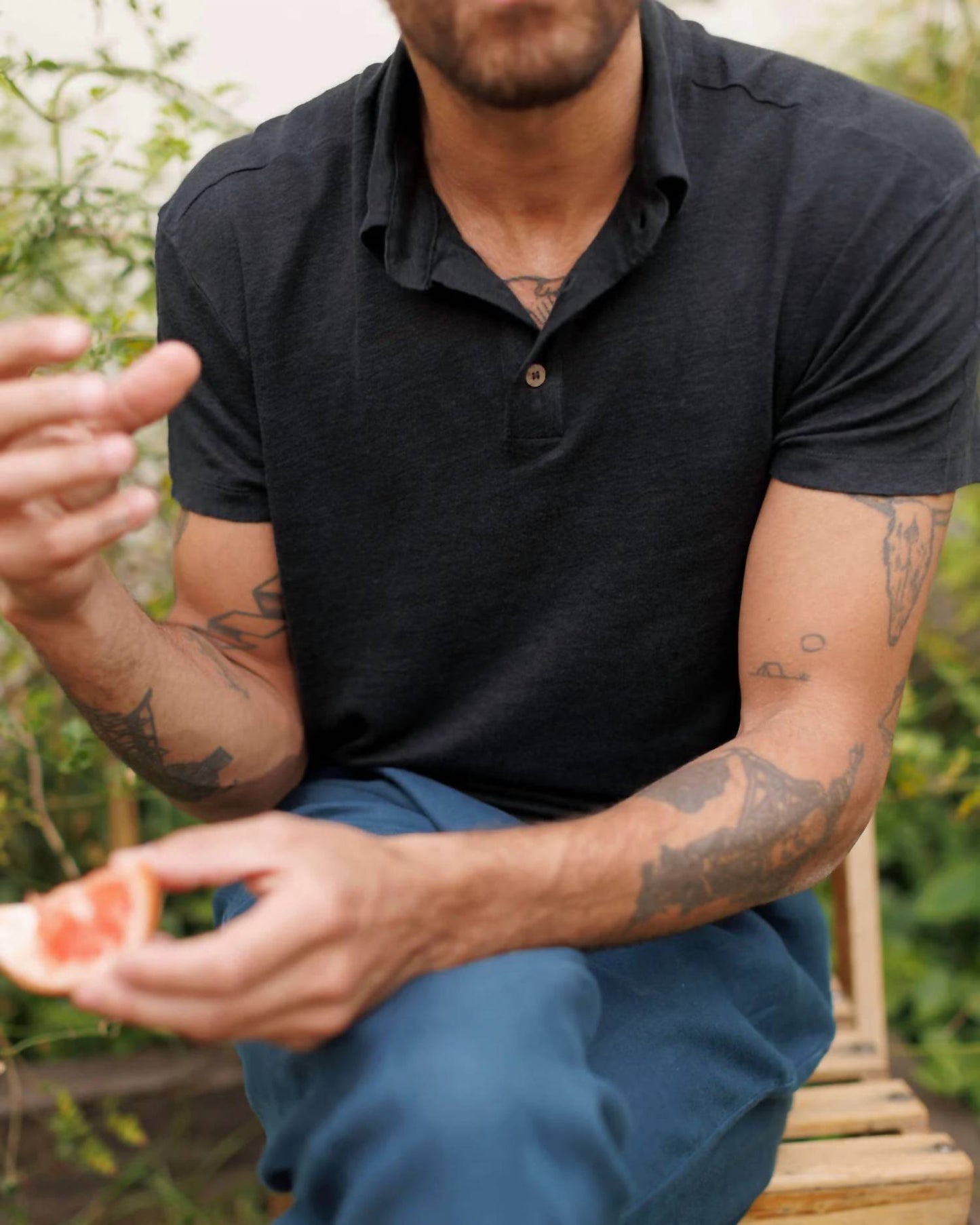 Alex Crane - Knit Short Sleeve Polo