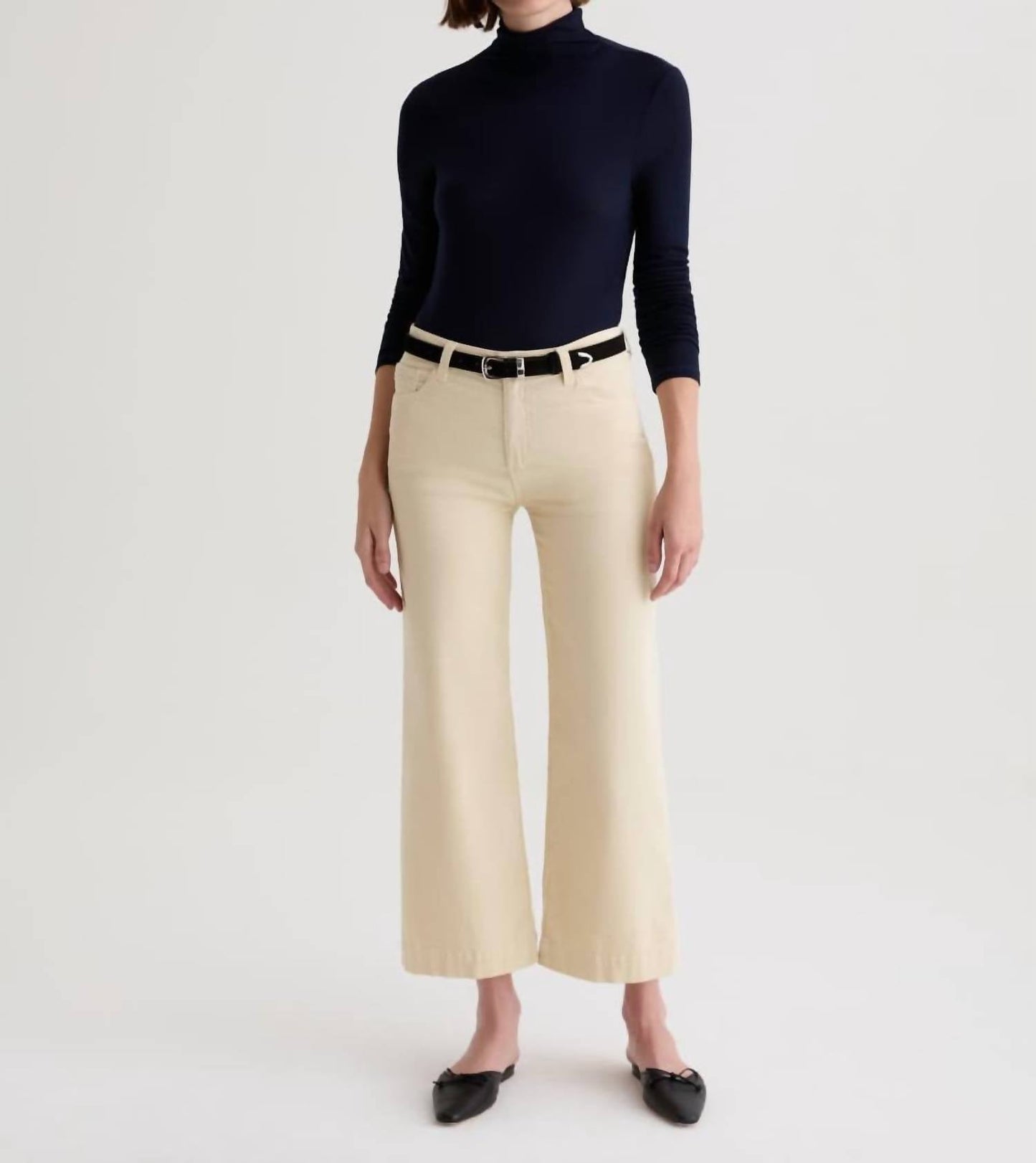 Ag Jeans - Saige Wide Leg Crop Corduroy Pants