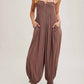 Bluivy - Isadora Smocked Button Front Jumpsuit