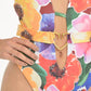 Steffany Milano - Floral Triquini with Belt