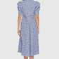Aryeh - Bubble Sleeve Pleated Dress