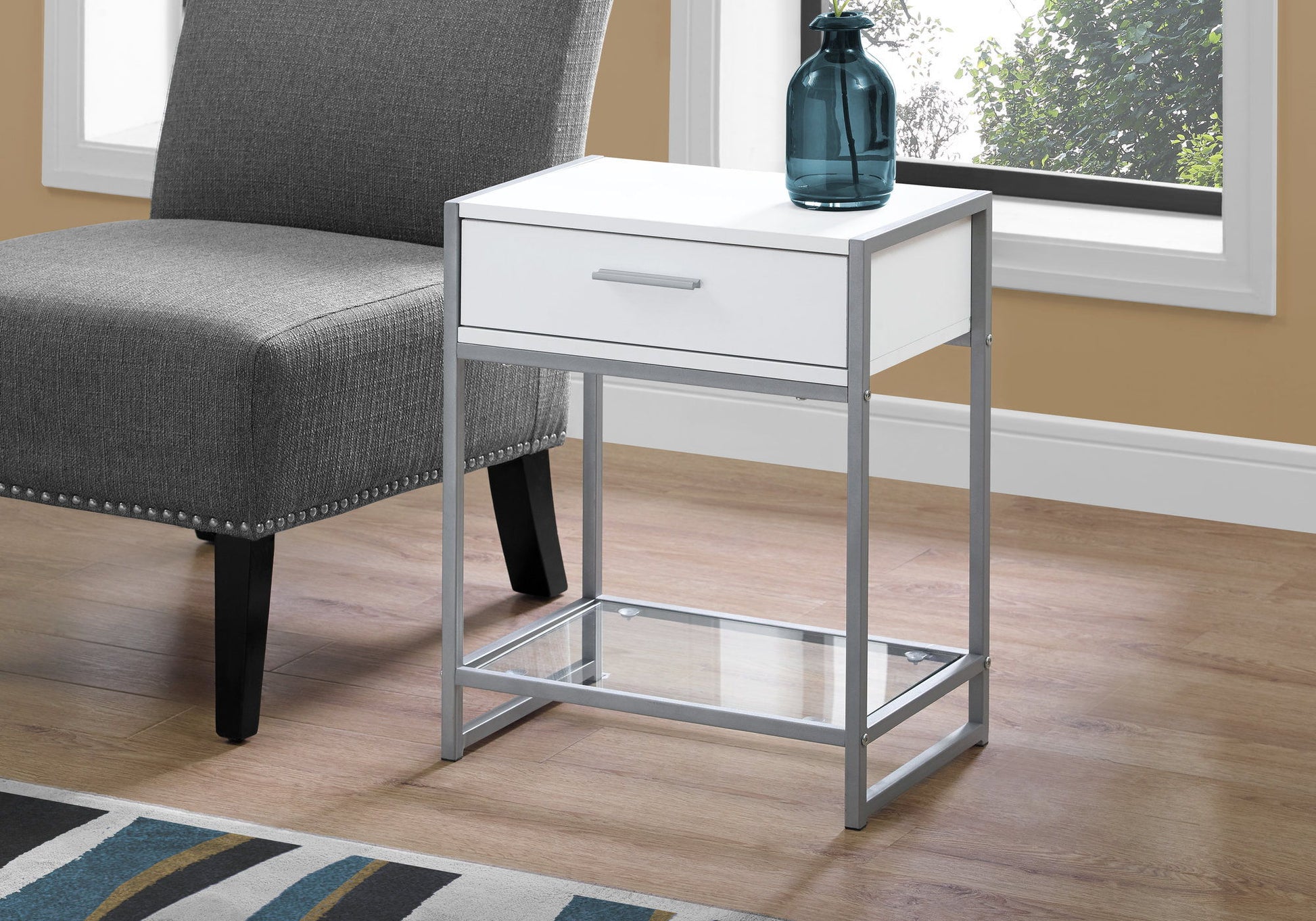 Versatile Accent Side Table with Storage Drawer