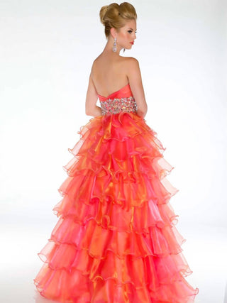 Mac Duggal - Vestido de baile sem alças com decote em coração e cós com pedraria