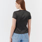 Atm - Stretch Charmeuse Tee