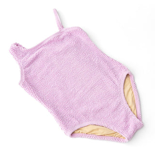 Shade Critters - Girl's One Shoulder Crinkle Swimsuit