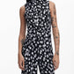 Desigual - Dotty Mock Neck Jumpsuit