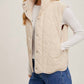 Bluivy - Women's Button Down Quilted Puffer Vest
