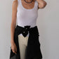 Donni. - Vintage Rib Lace Tank Top